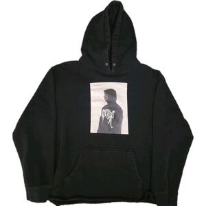 Revenge Hoodie Mens M Black Young Thug Smoke Skull Rap Graphic Streetwear